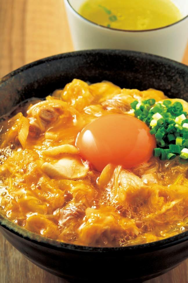 写真：特上親子丼（鶏スープ付き） 1460円
