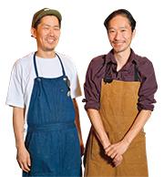 代表 柴崎洋平さん（左）、店長 熊谷孝彦さん