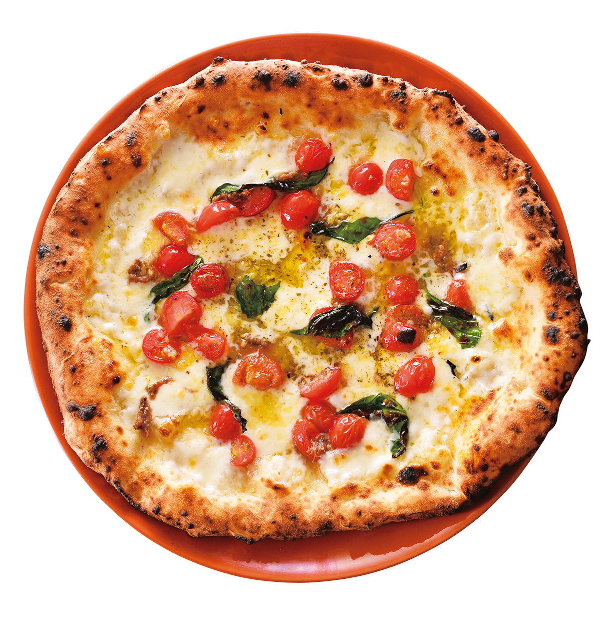 『ピッツェリア　ソル』<br />
パッキーノ1650円<br>モッツァレラにプチトマト、アンチョビ、ニンニクが混ざり合い極上の旨みエキスが爆誕。歯切れ良く軽い食感だからおつまみのようにサクサク食べられる