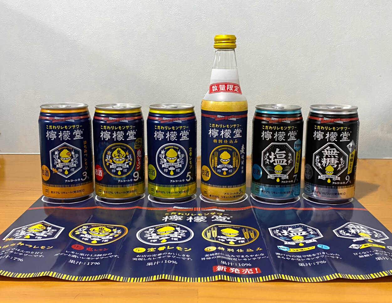 レモンサワー専門ブランド「檸檬堂」5種＆限定1種を飲み比べ！ BEST3はコレ | グルメ情報誌「おとなの週末Web」