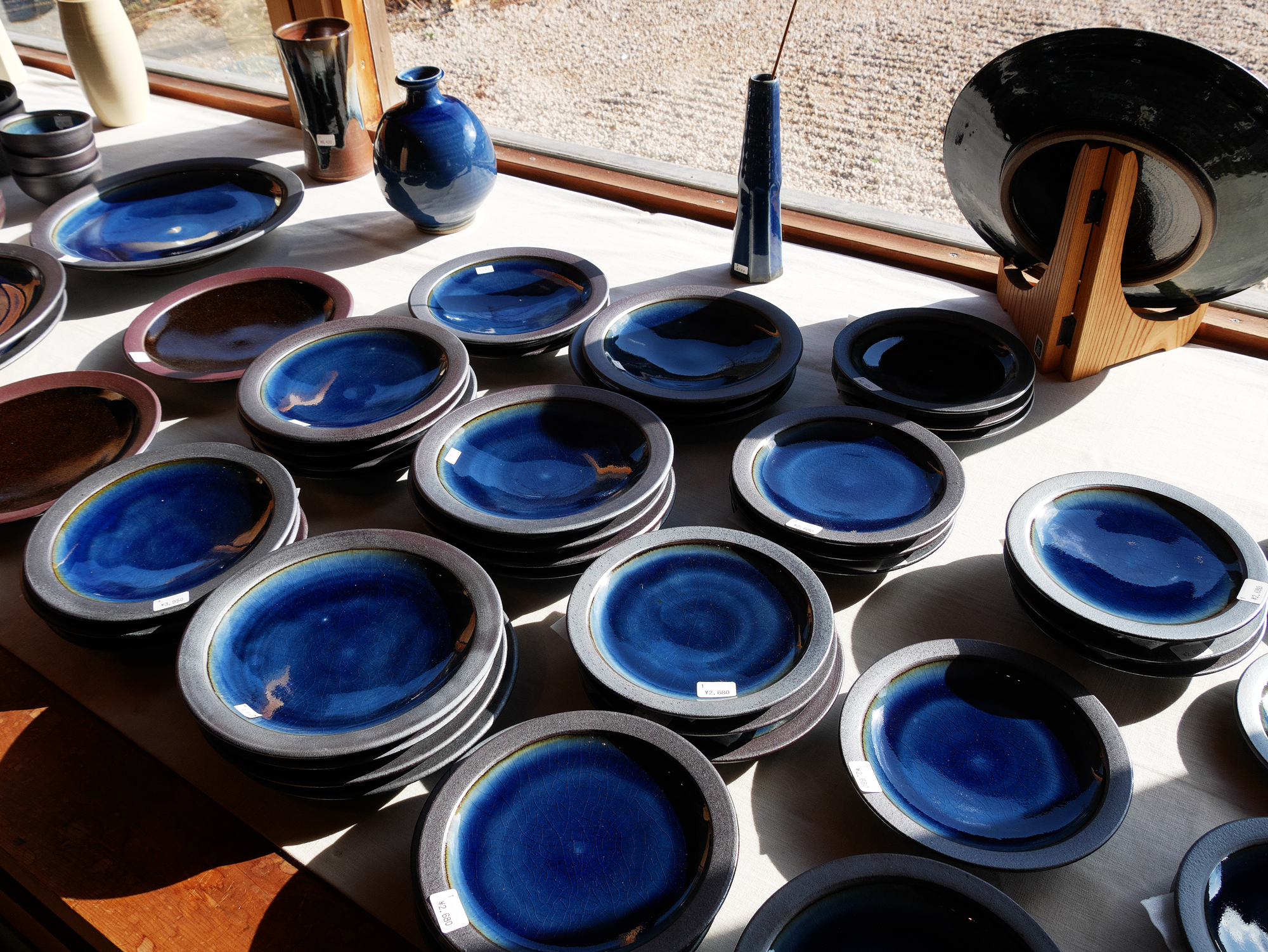 民藝 スリップウェア 島根県 窯元 2個セット 布志名焼 民藝