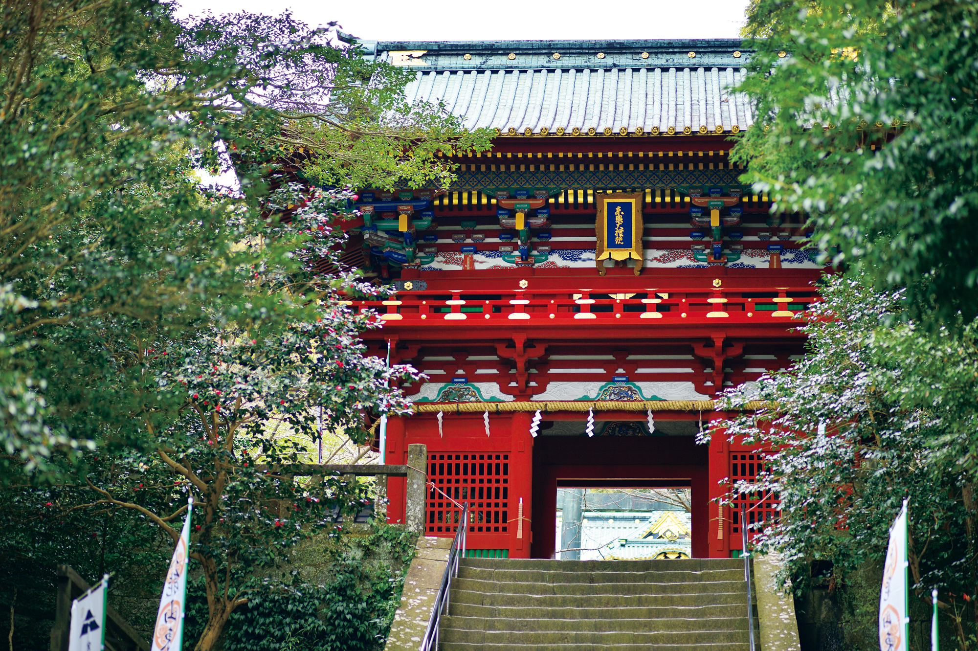 御祭神・徳川家康公の神柩をおさめた宝塔『奥宮御宝塔御戸扇裡