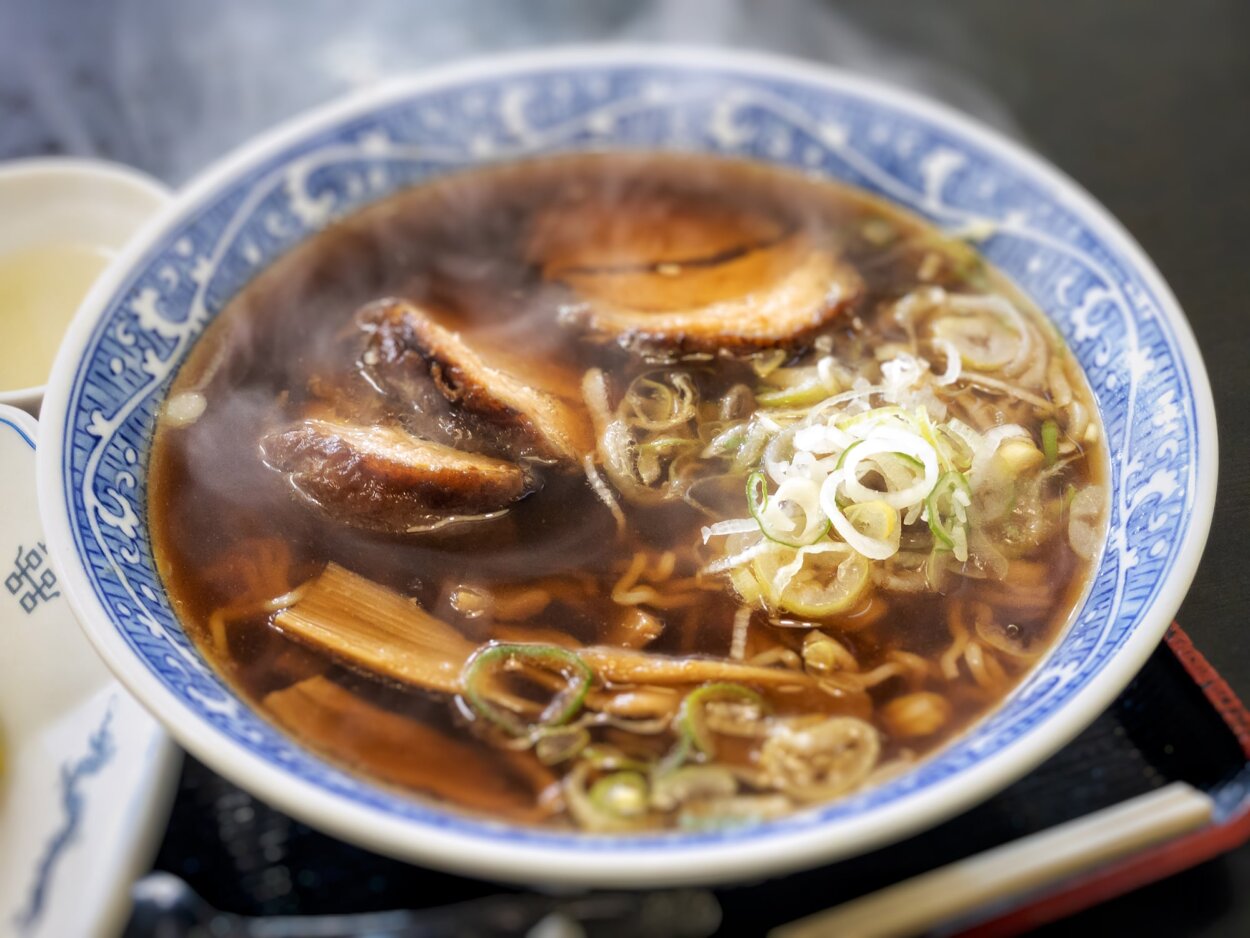 厚切りチャーシュー3枚入りの「Ａラーメン」（790円）