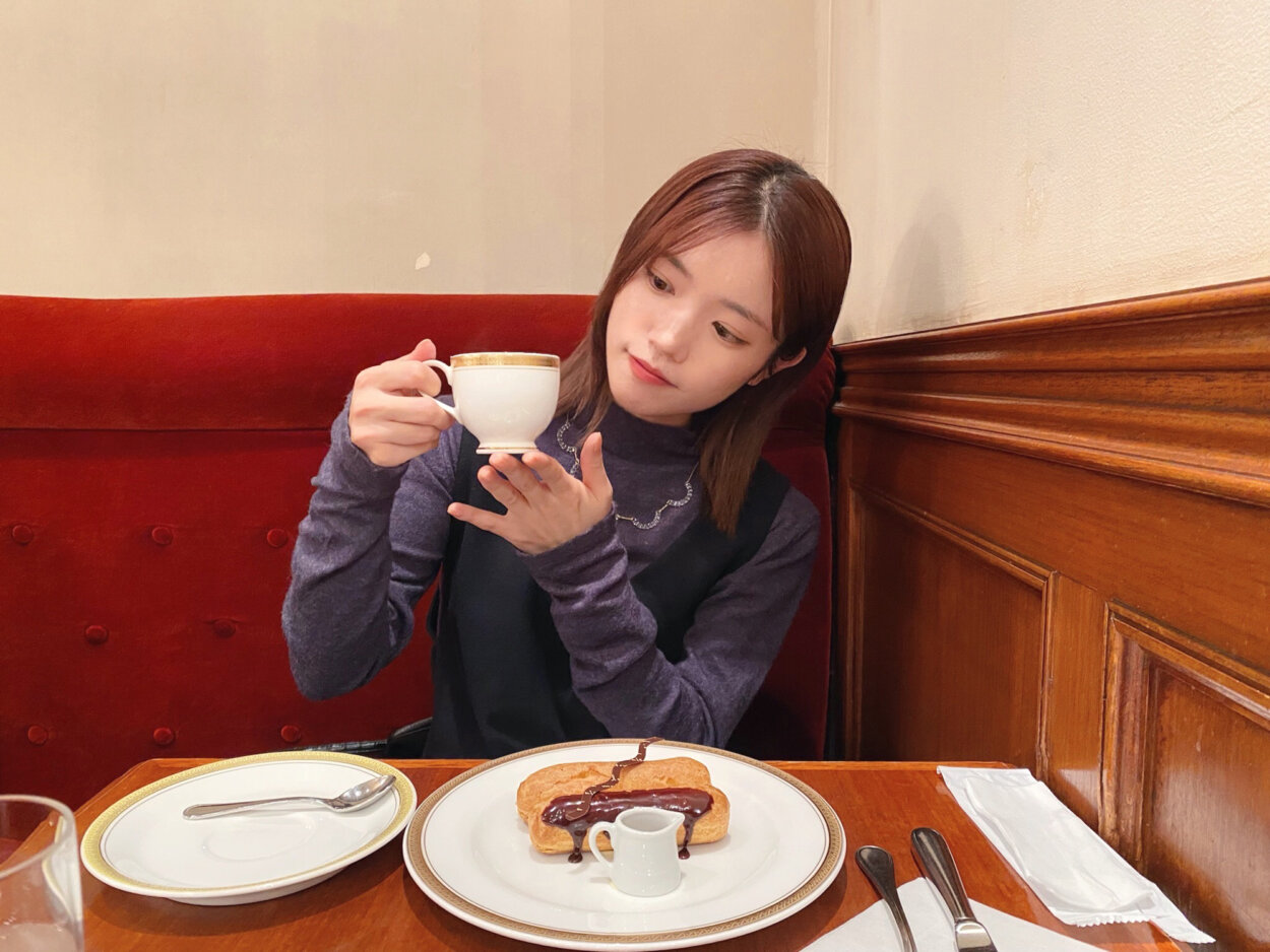 コーヒー好き女優・美山加恋がタイムスリップ気分を味わった銀座の老舗喫茶