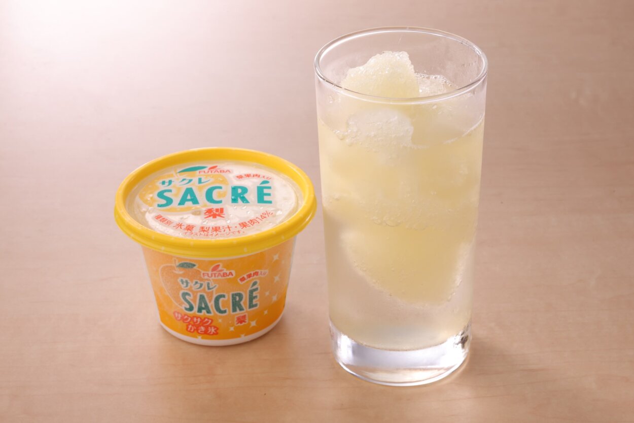 「SACRE 梨」（フタバ食品）