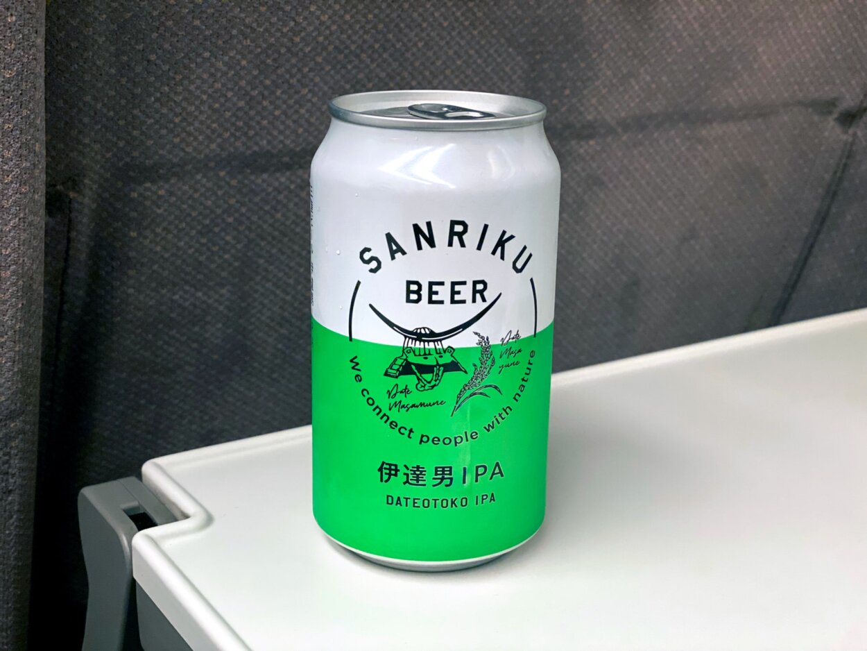 2本目のビール。三陸ビールの「伊達男IPA」