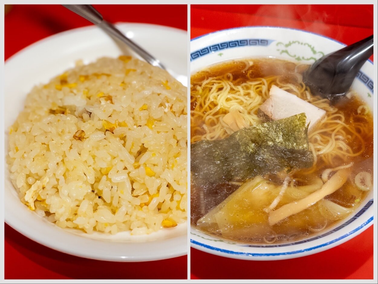 だんだんおいしくなる！神保町「半チャンラーメン」の名店『伊峡』でワンタンメン＋半チャーハンを食す