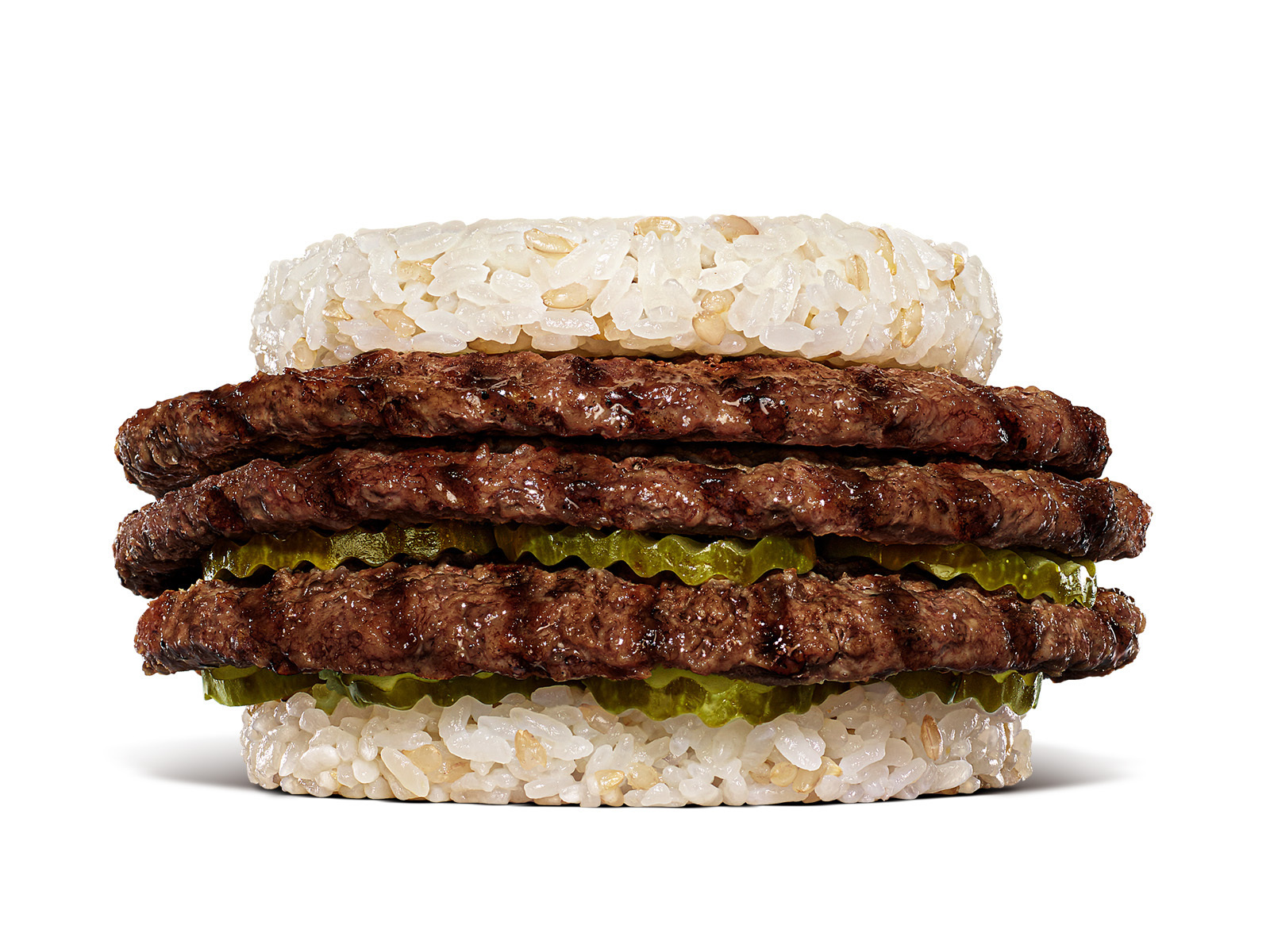 バーガーキングから衝撃的なボリュームの米バーガーが登場！ ガッツリ