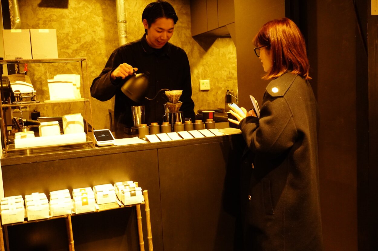 自分だけのオリジナルブレンドを淹れてくれる