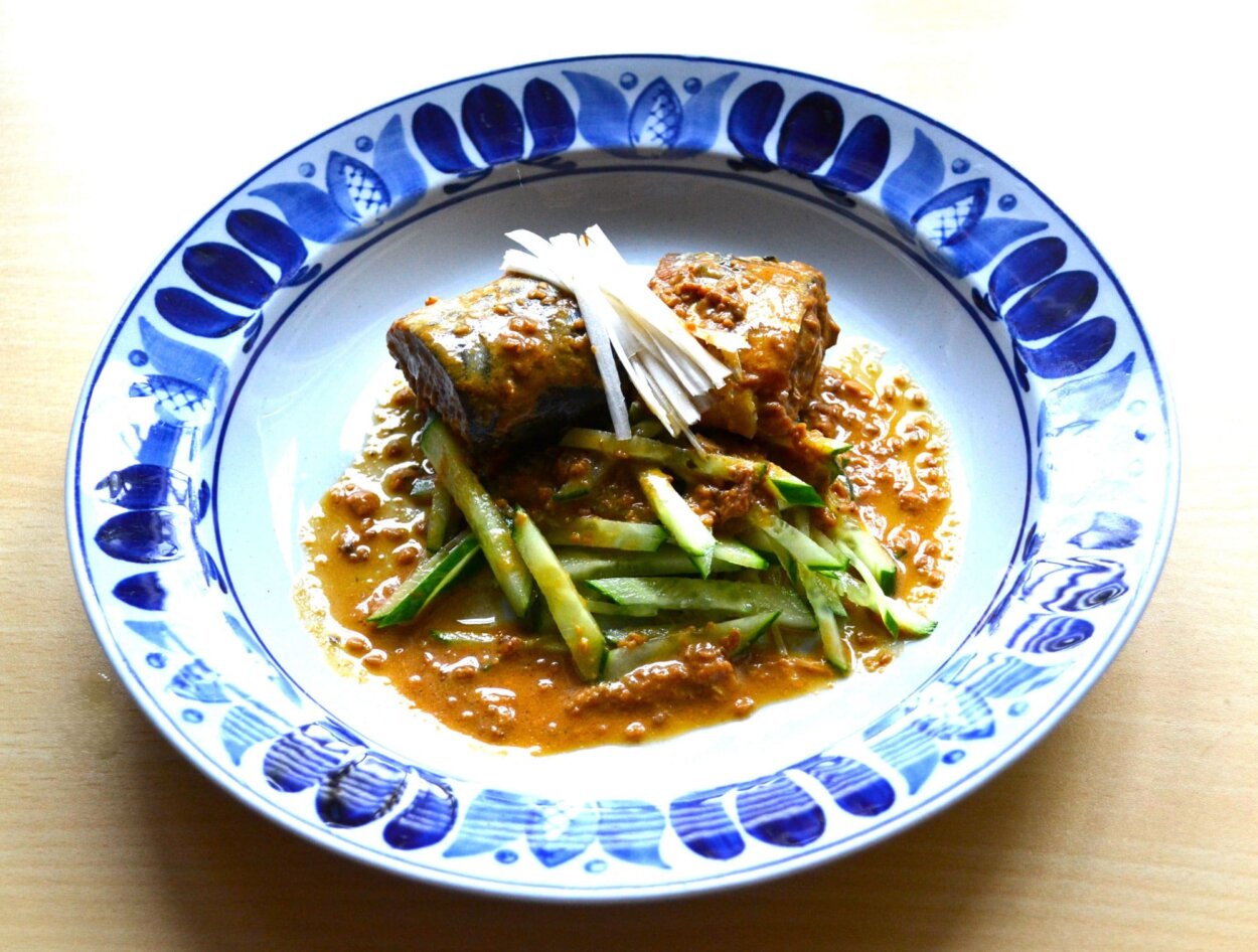 「サバンバンジー」。中華麺にのせて冷やし中華風にしてもうまうま