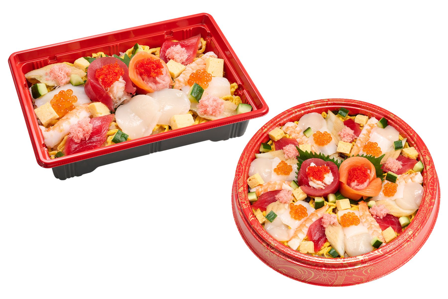 人気回転寿司チェーン「スシロー」に華やかな“ひなちらし”が登場 豪華