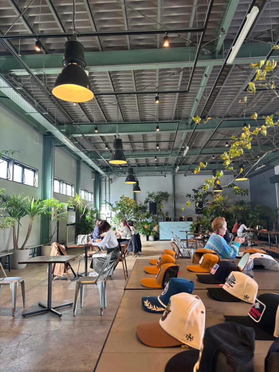 開放感のある店内