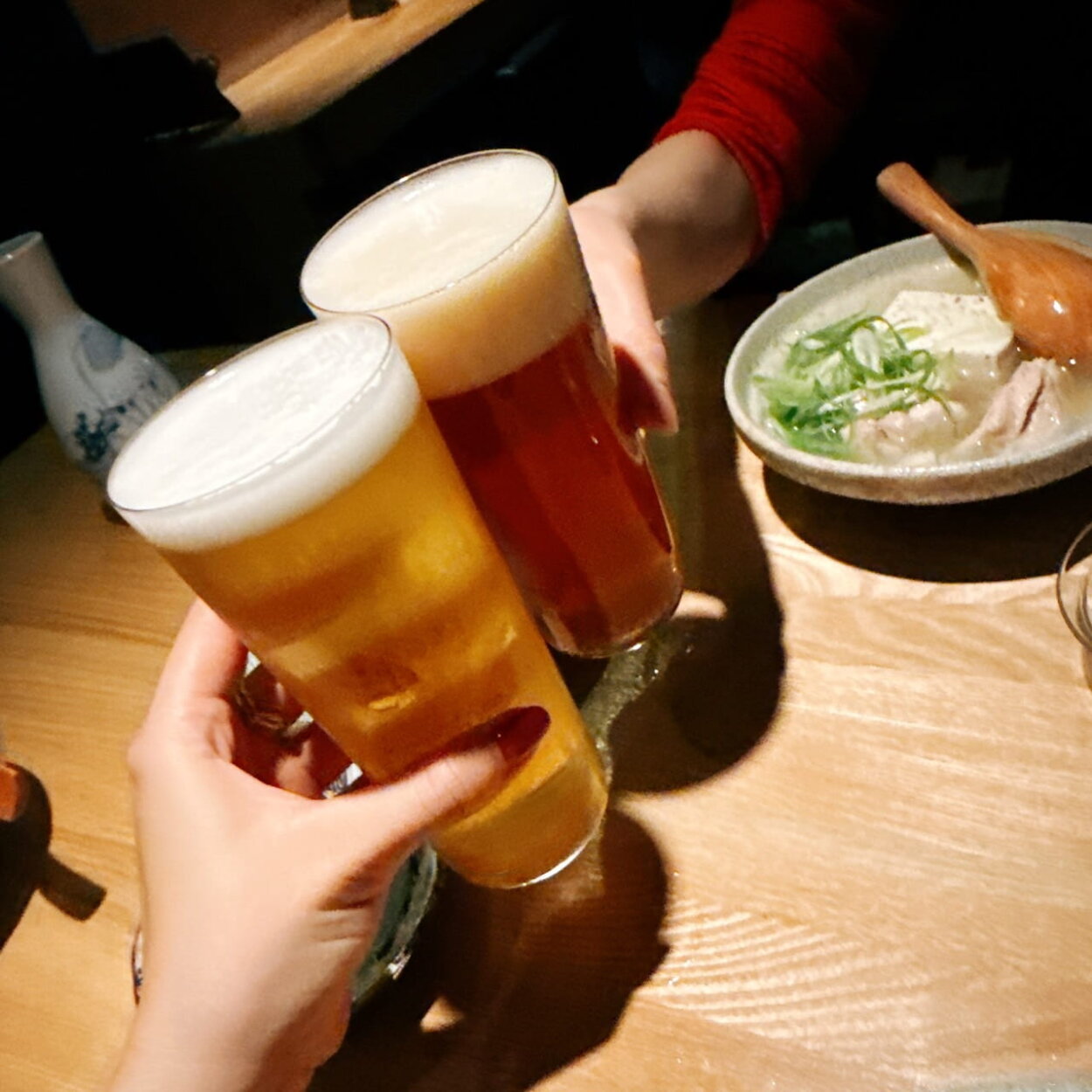 チェイサー用のビール