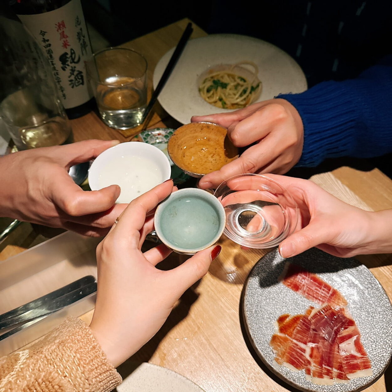 店主の北澤さんも加えて、改めて乾杯！