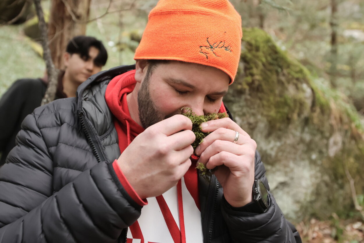 ルーカシェフは町内を巡って、生産者や食材に直に触れた