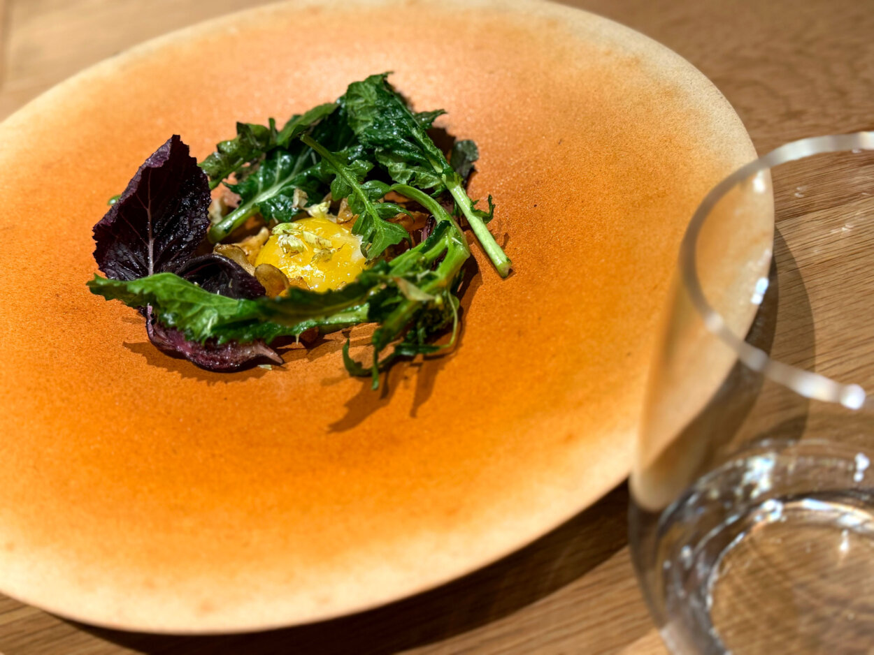 「森の卵と野菜」