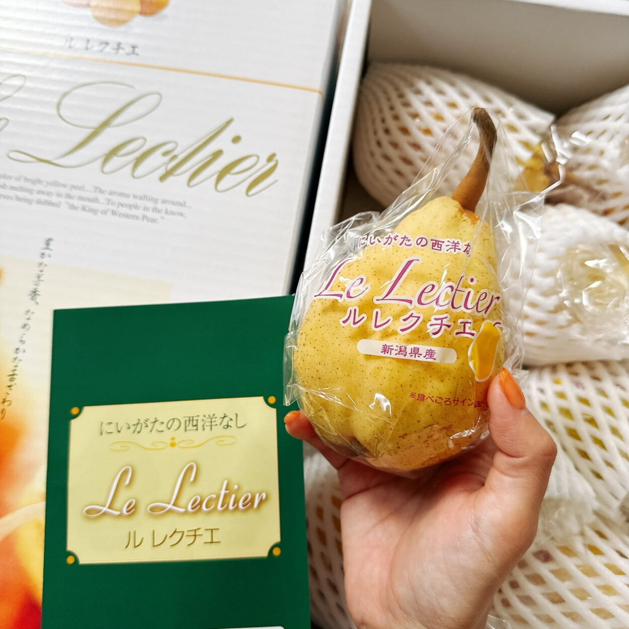 いただきもののルレクチェ