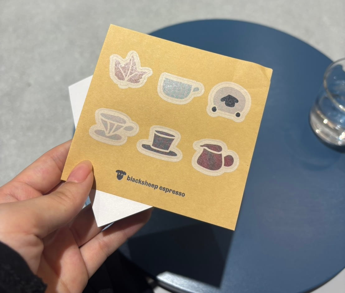 かわいいシールを発見