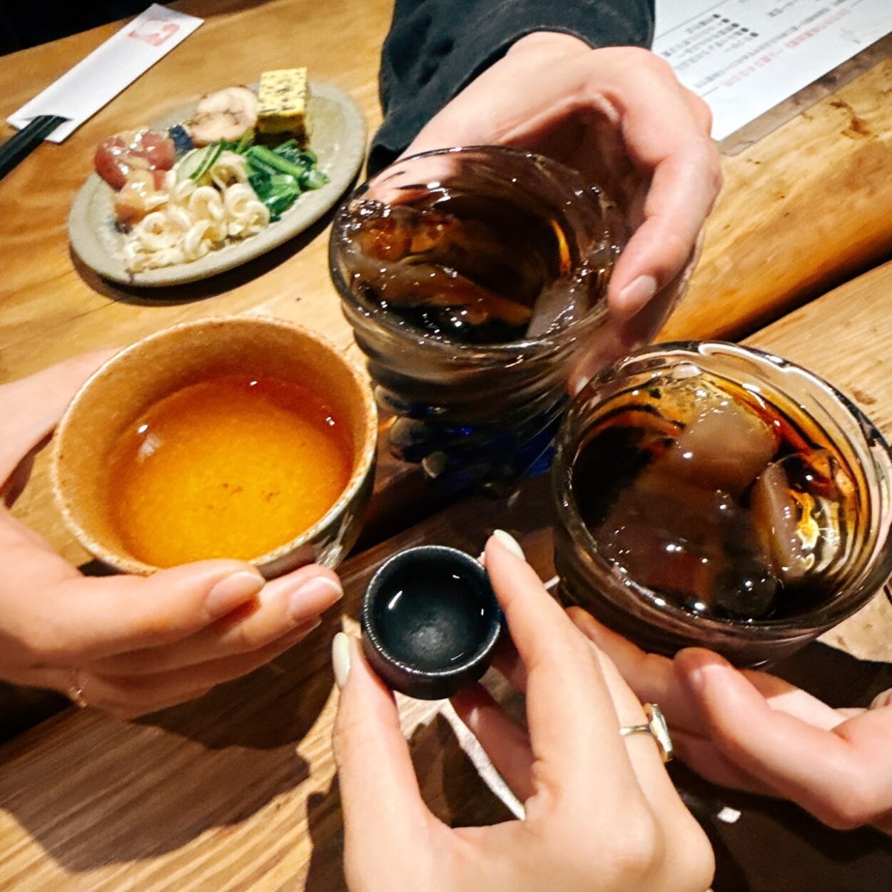 各々が飲みたいお酒で乾杯〜