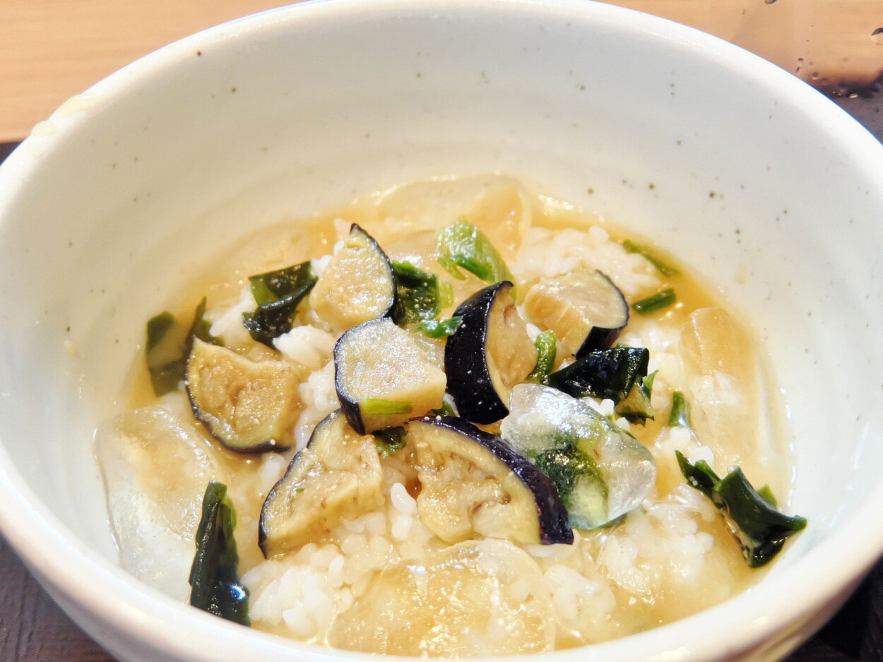 「氷おみそ汁丼」完成