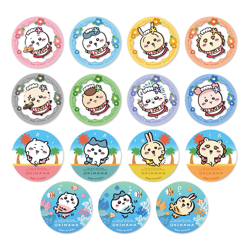 浮き輪で遊ぶシーサーが可愛い! 『ちいかわレストラン』沖縄店限定かき氷が登場