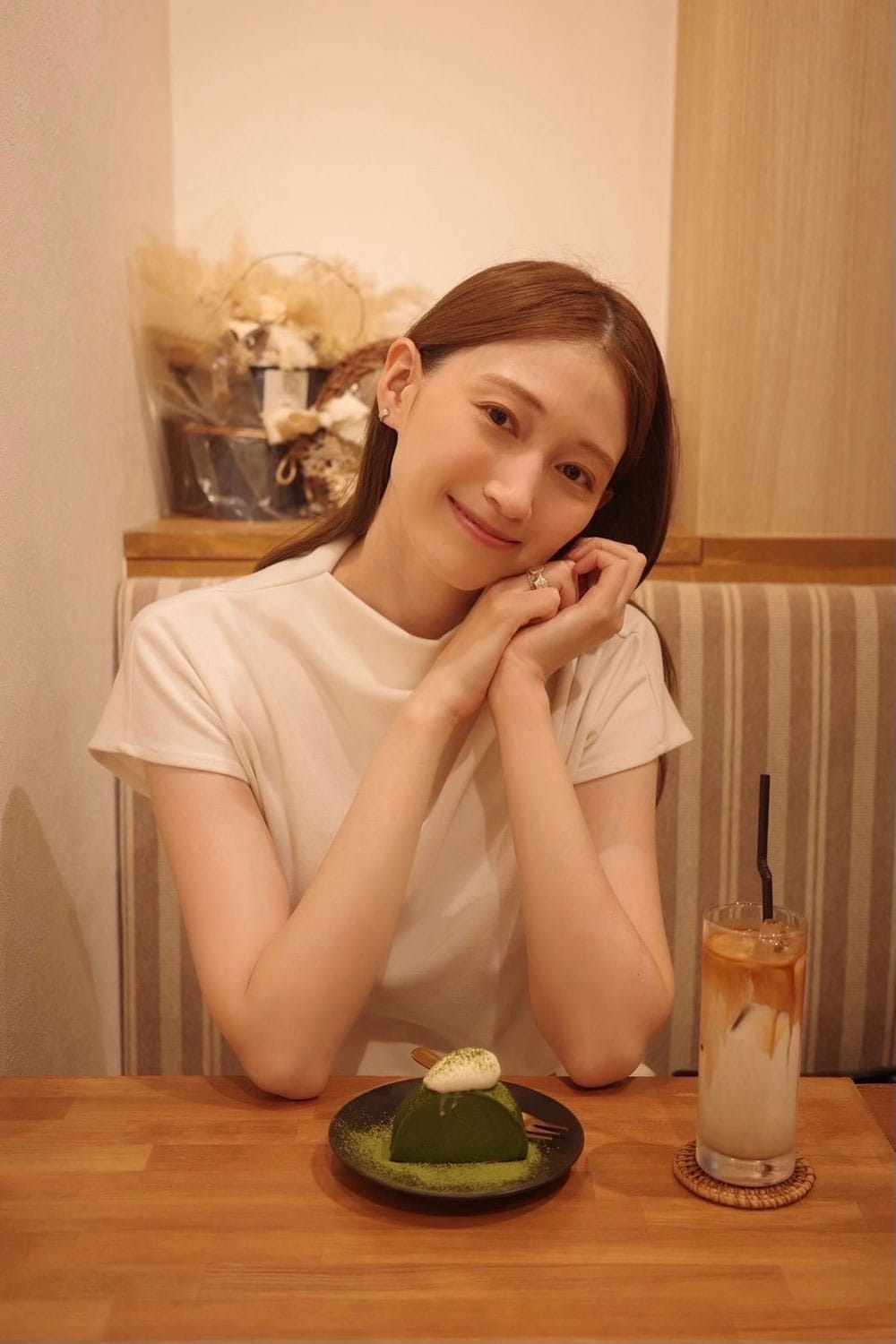 抹茶テリーヌは、コーヒーと一緒にどうぞ