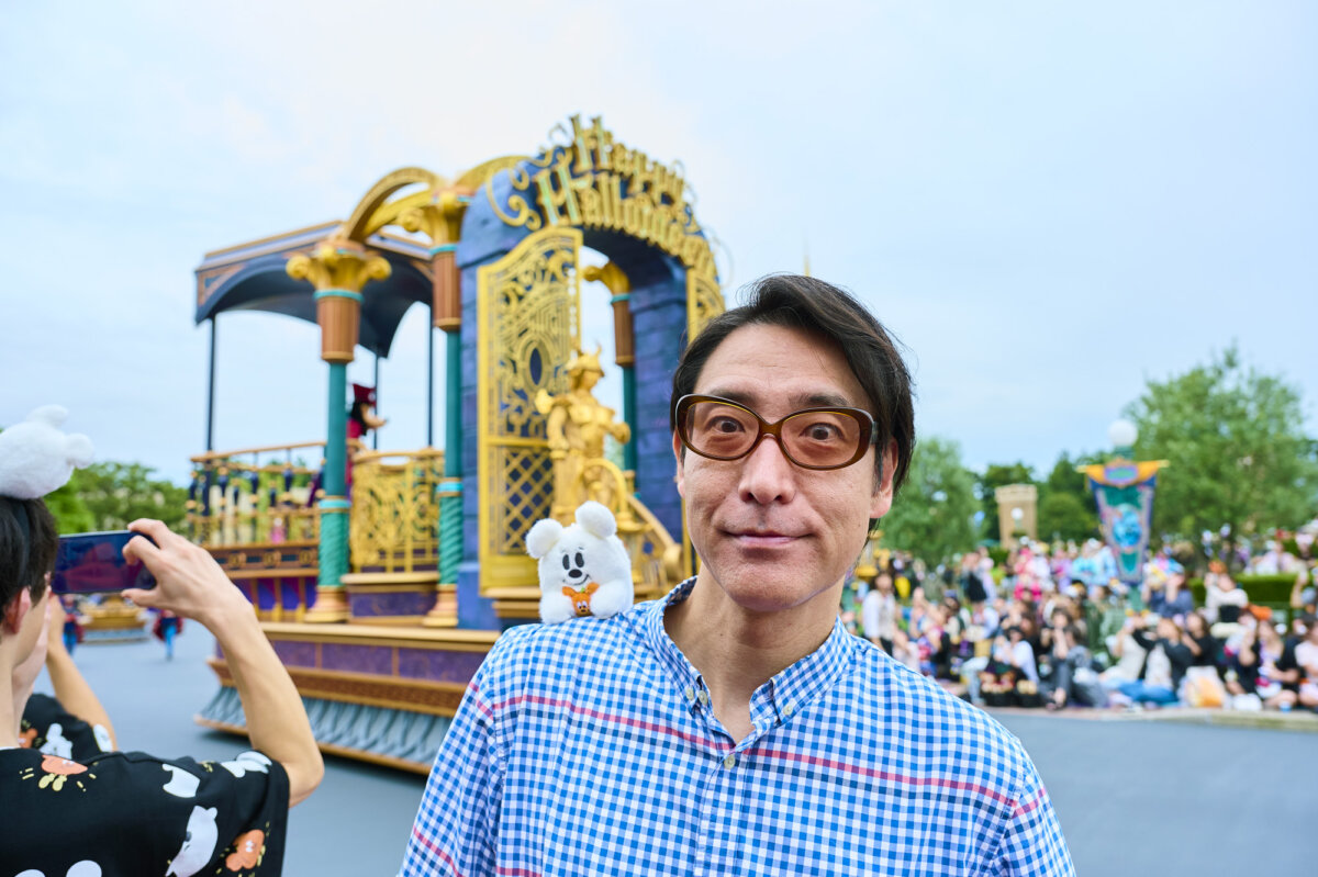 雄飛さんの肩におばけが!?