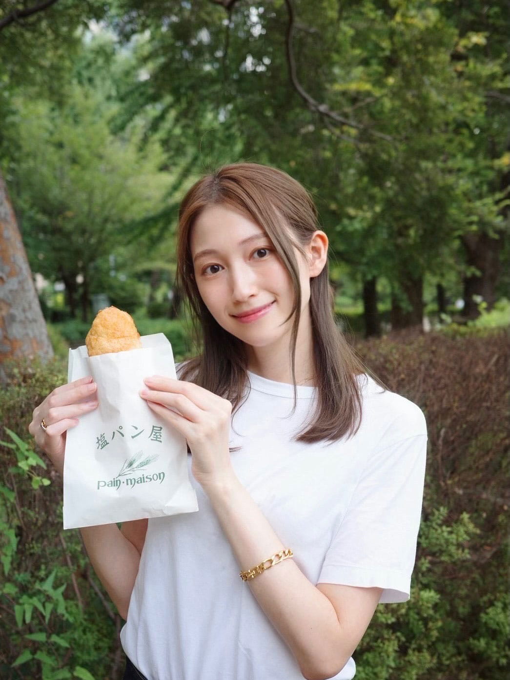塩メロンパン、いただきます