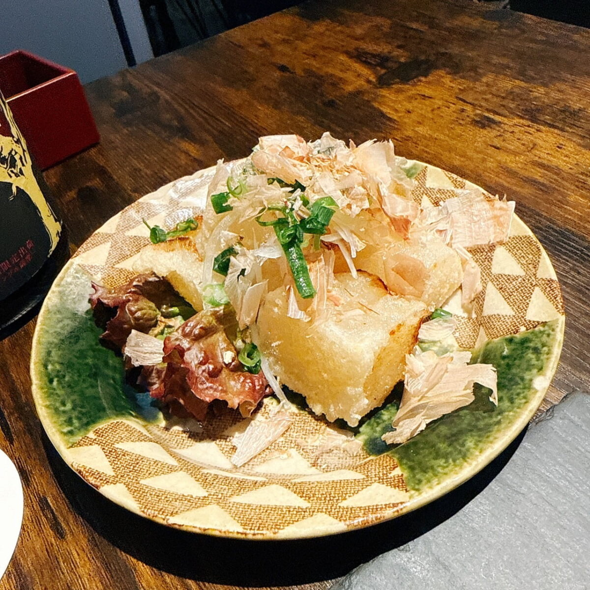 焼酎に合うふろふき大根を揚げたもの