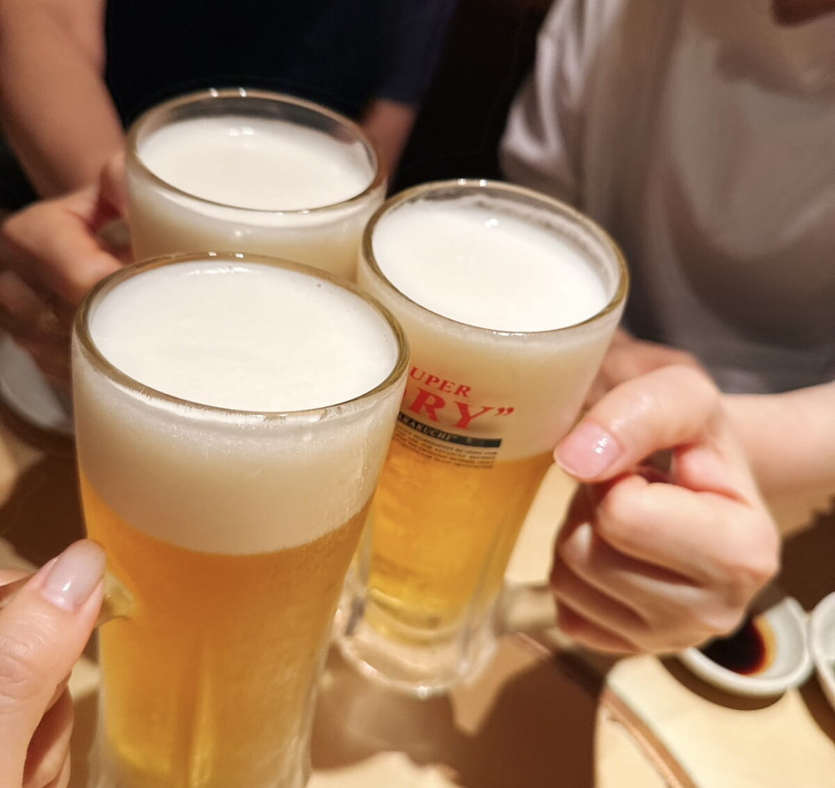 まずは乾杯〜